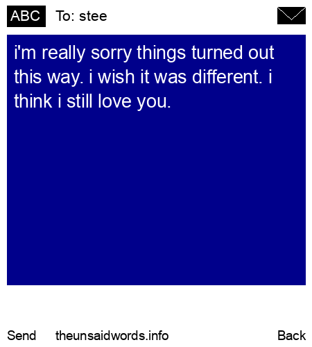 unsent message to stee