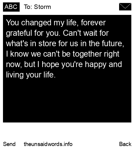 unsent message to Storm