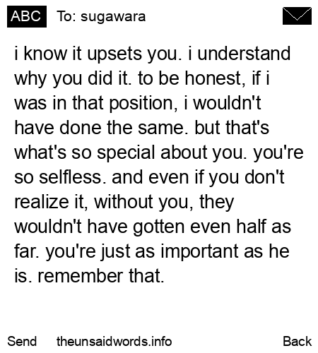 unsent message to sugawara