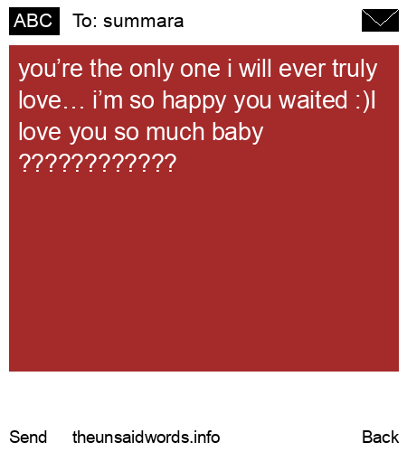 unsent message to summara