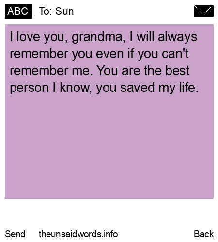 unsent message to Sun