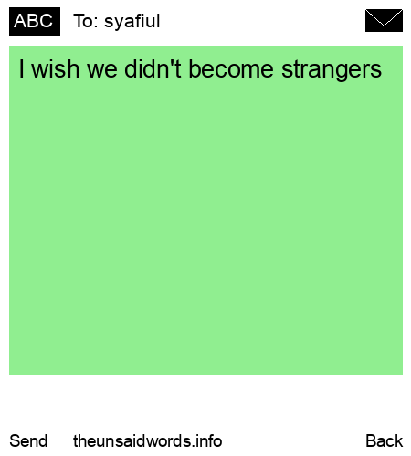 unsent message to syafiul