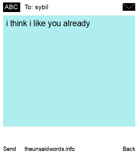 unsent message to sybil