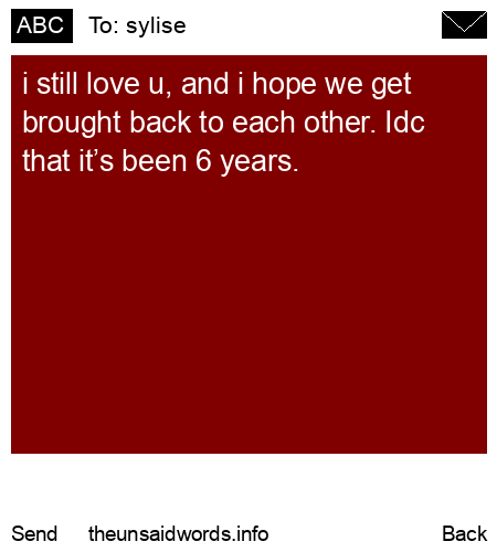 unsent message to sylise
