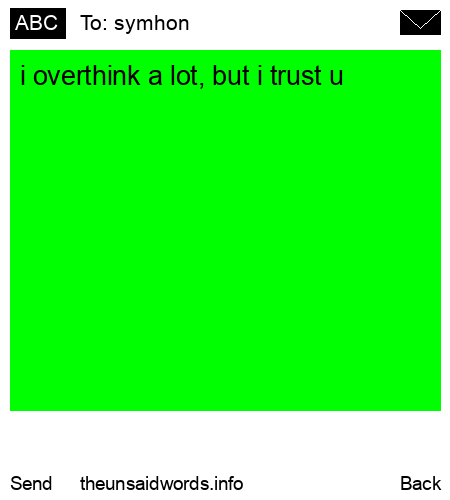 unsent message to symhon