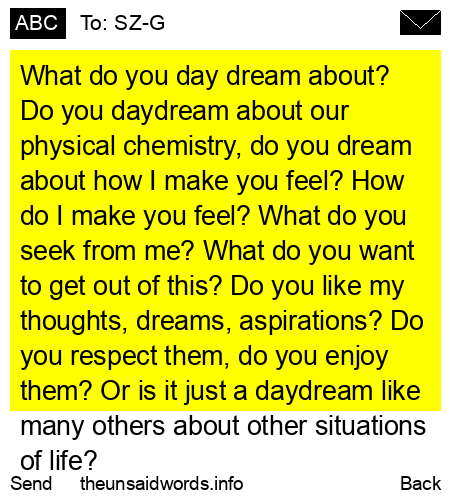unsent message to SZ-G