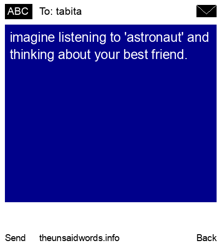 unsent message to tabita
