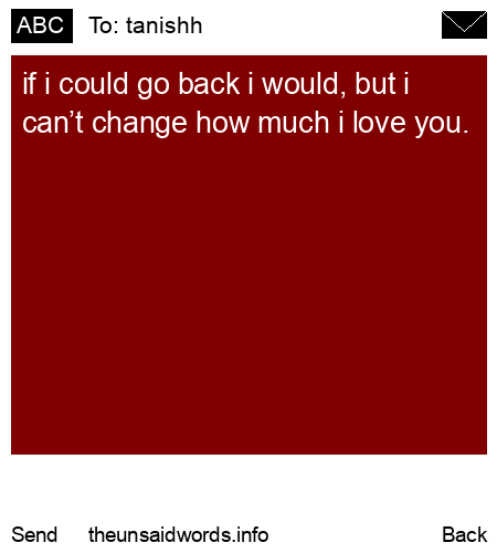 unsent message to tanishh