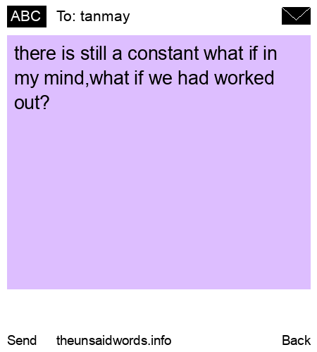 unsent message to tanmay 