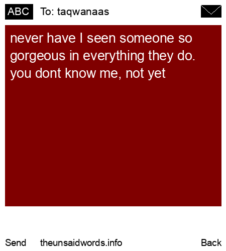 unsent message to taqwanaas