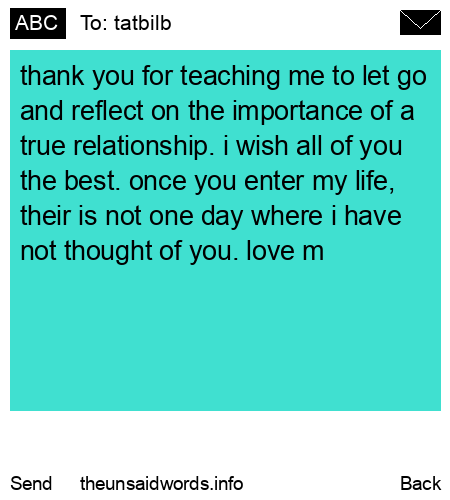 unsent message to tatbilb