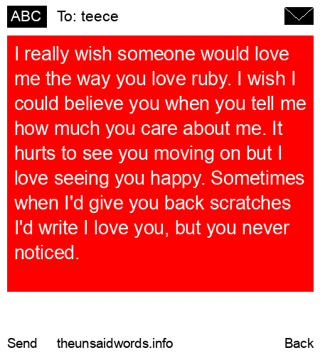 unsent message to teece