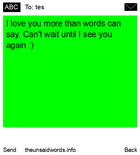 unsent message to tes