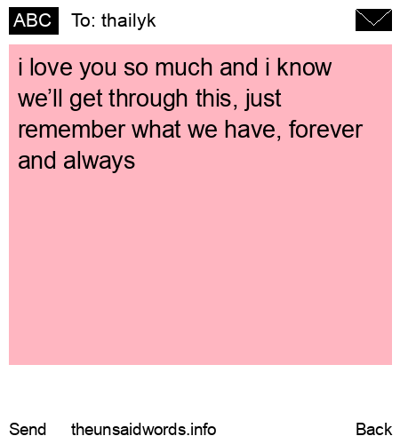 unsent message to thailyk