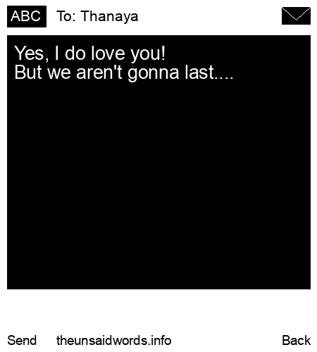 unsent message to Thanaya