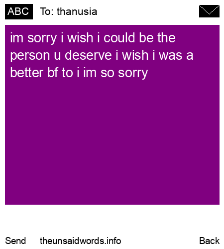 unsent message to thanusia