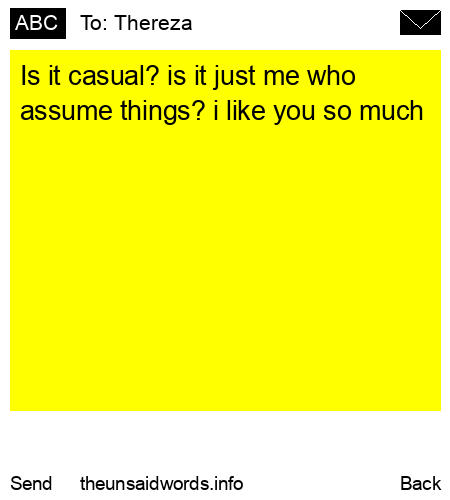 unsent message to Thereza