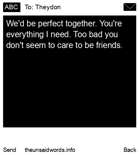 unsent message to Theydon