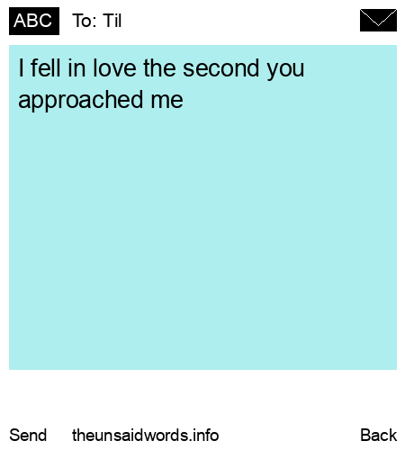 unsent message to Til