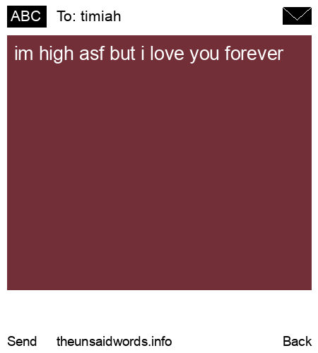 unsent message to timiah