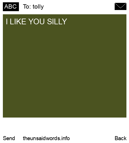 unsent message to tolly