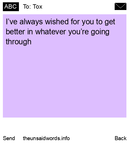 unsent message to Tox
