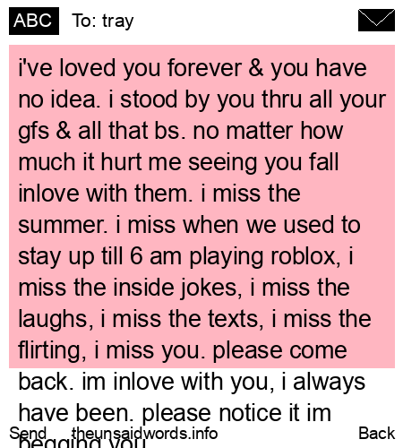 unsent message to tray
