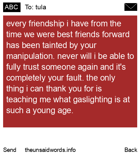 unsent message to tula