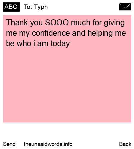 unsent message to Typh