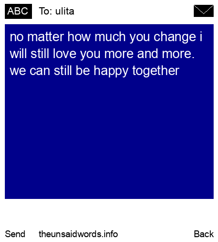 unsent message to ulita