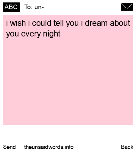 unsent message to un-