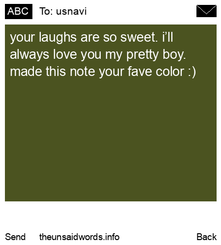 unsent message to usnavi