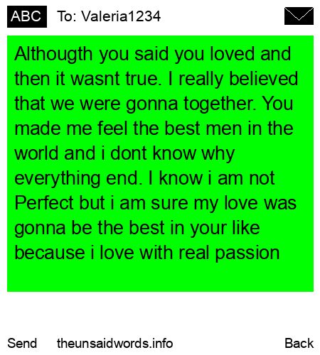 unsent message to Valeria1234