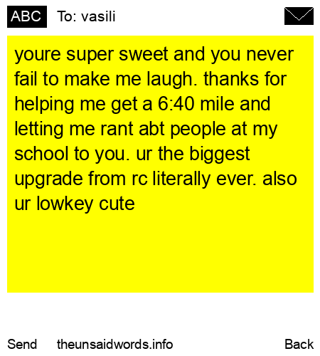 unsent message to vasili