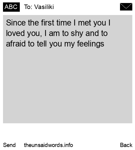 unsent message to Vasiliki 