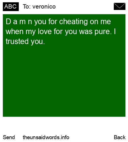 unsent message to veronico