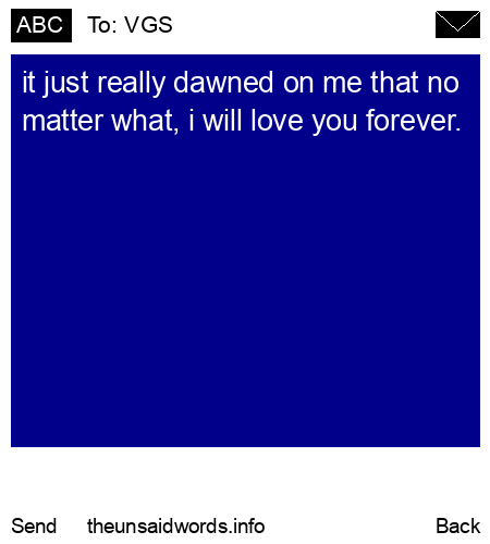unsent message to VGS