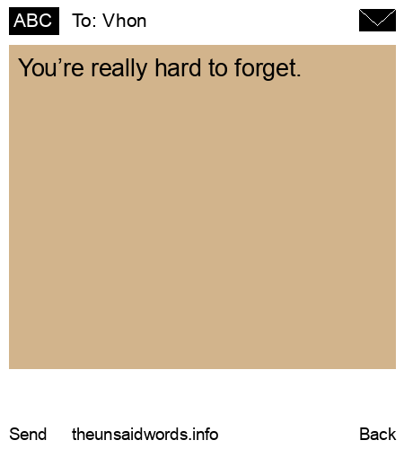 unsent message to Vhon