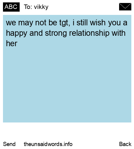 unsent message to vikky 