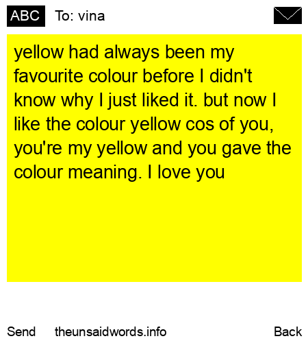 unsent message to vina