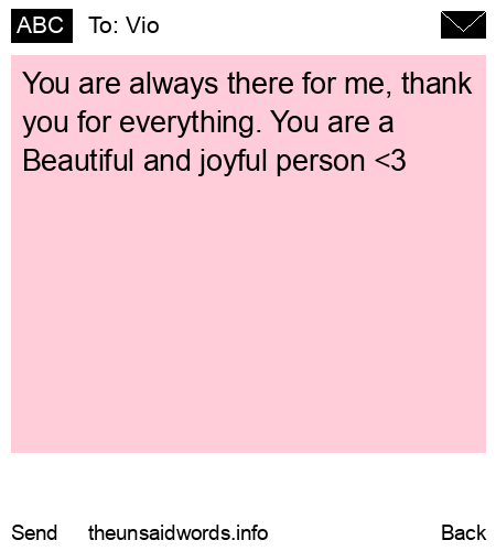 unsent message to Vio