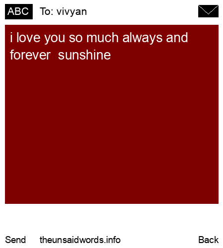 unsent message to vivyan 