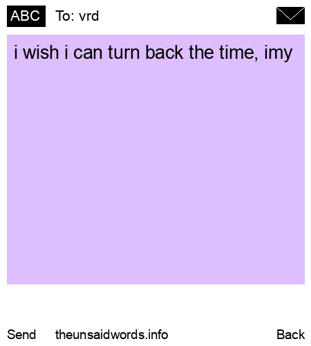 unsent message to vrd