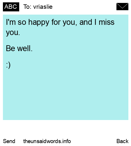 unsent message to vriaslie