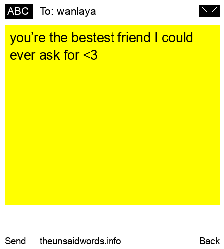 unsent message to wanlaya