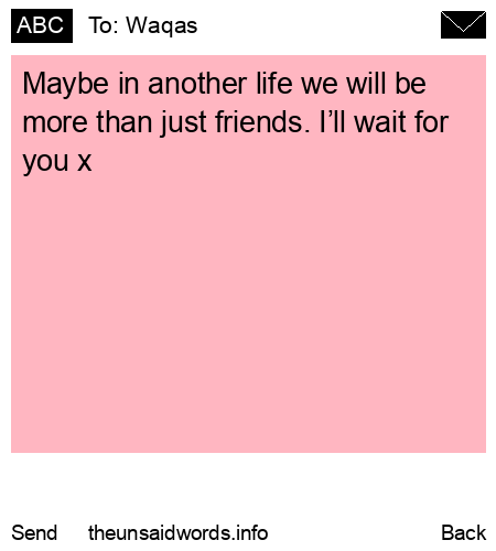 unsent message to Waqas 
