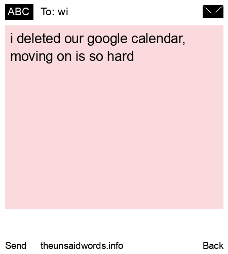 unsent message to wi