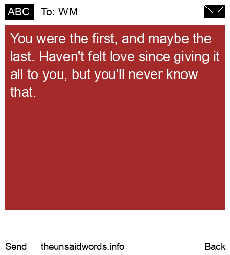 unsent message to WM