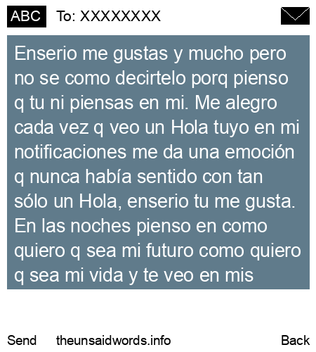 unsent message to XXXXXXXX