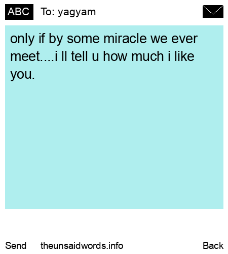 unsent message to yagyam